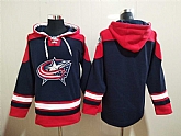 Blue Jackets Blank Navy Blue All Stitched Sweatshirt Hoodie,baseball caps,new era cap wholesale,wholesale hats